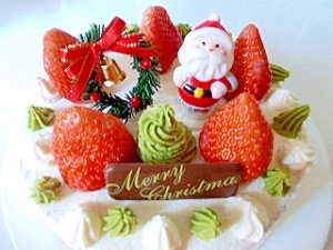 クリスマスケーキ 苺ケーキ レシピ 作り方 By ドキンちゃんmico 楽天レシピ