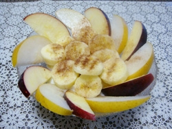 バナナが完熟～早く食べないと
ε=┏(ﾟロﾟ;)┛ﾀﾞﾀﾞﾀﾞｯ!!
フルーツがたくさん食べられて美味しかったですよ♪