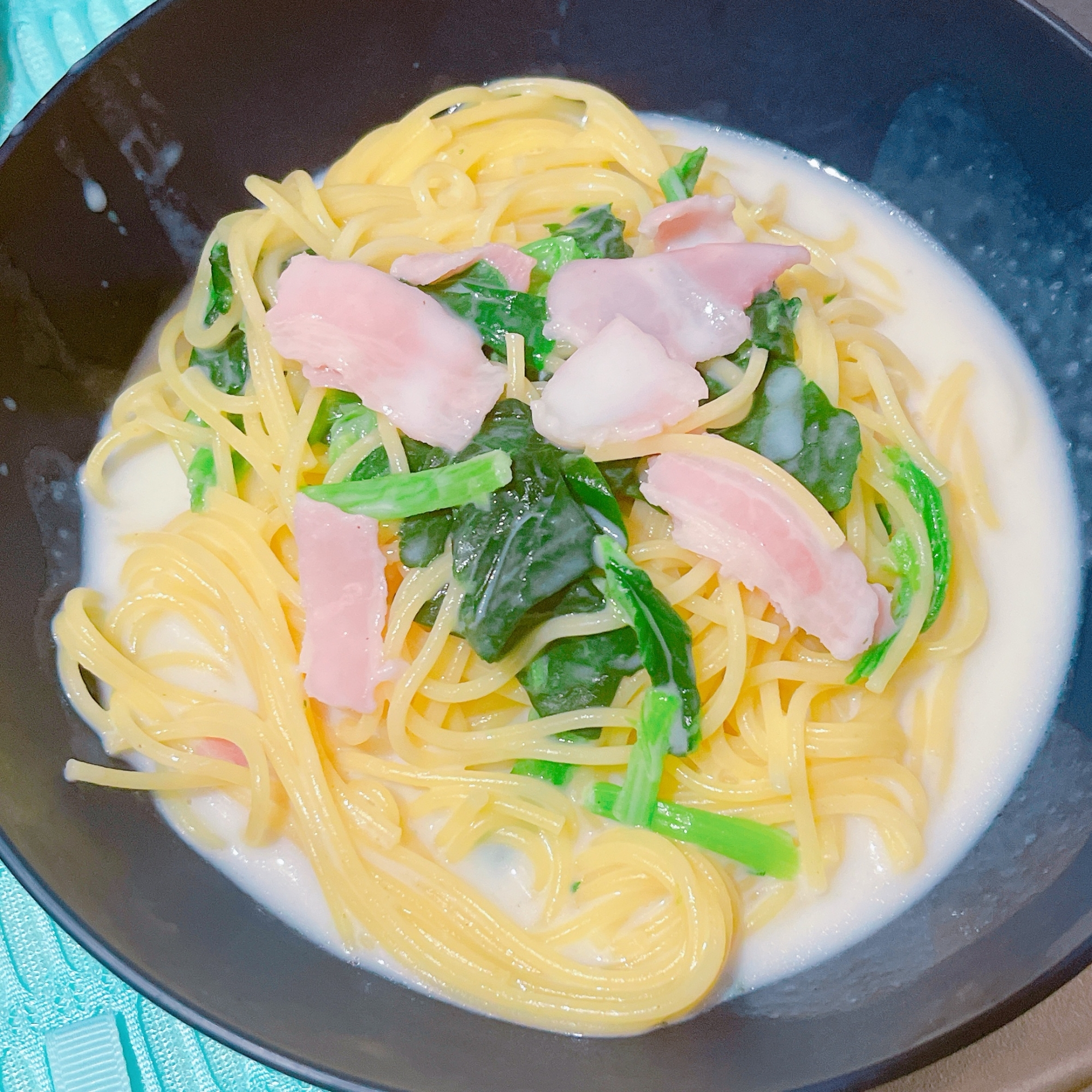 シチューの残り¦クリームスープパスタ¦優しい味