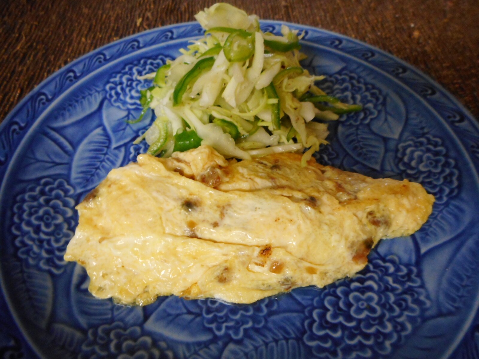 シジミの佃煮オムレツ サラダ添え レシピ・作り方 by mococo05 - 楽天