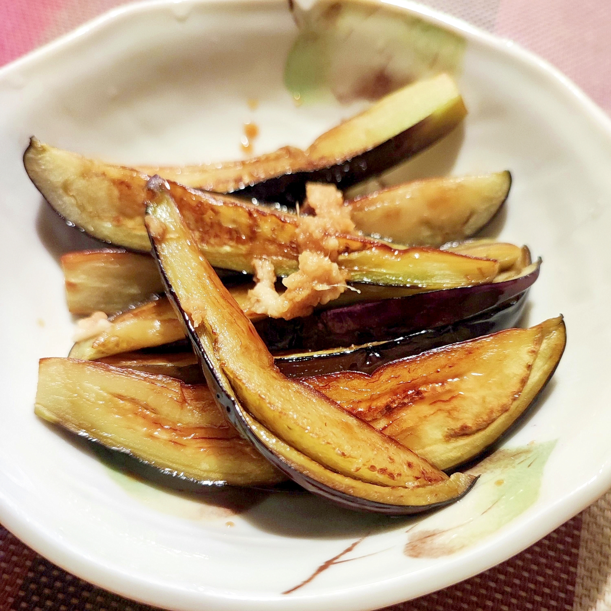 やきなすの焼きポン酢かけ生姜風味