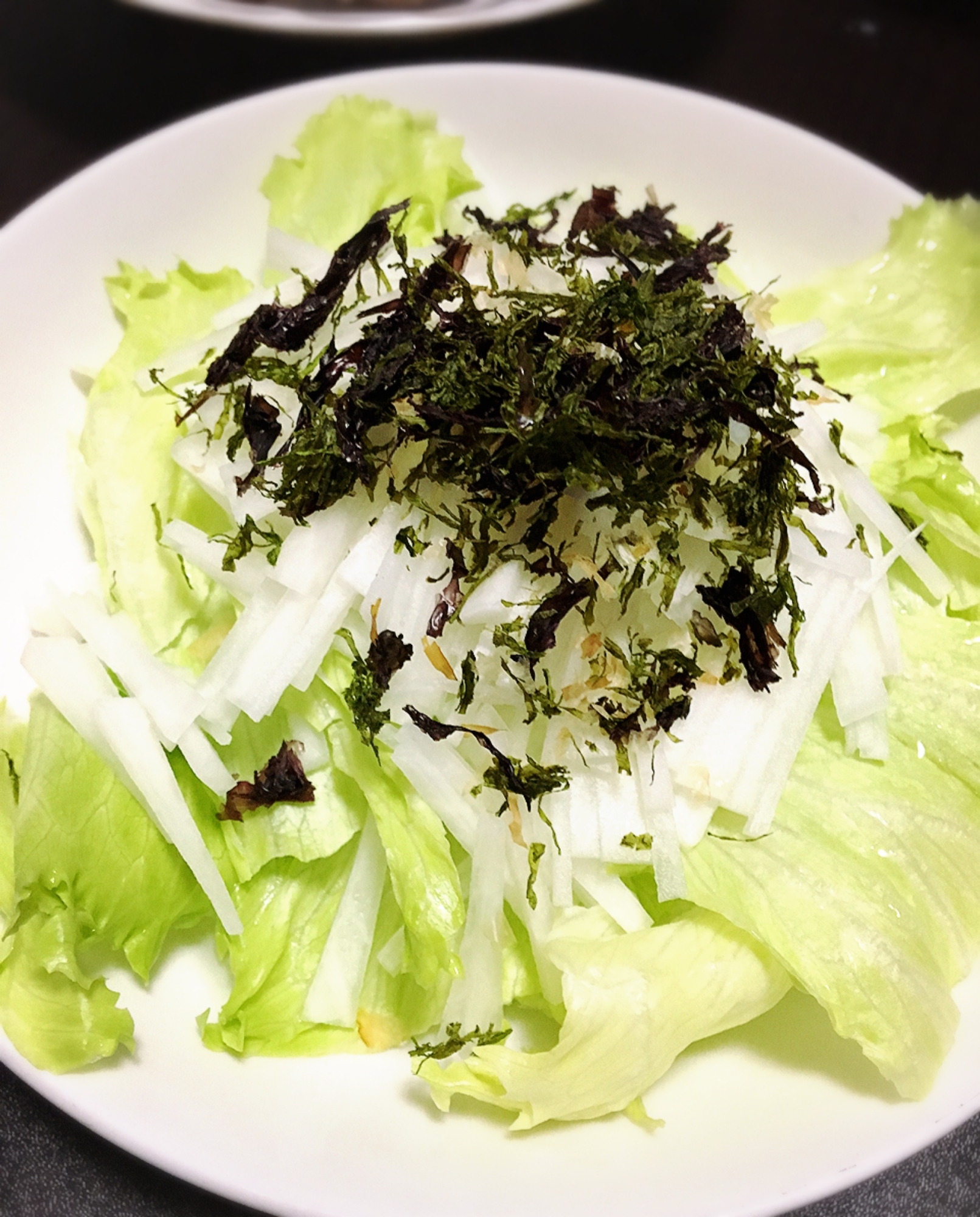 あおさ海苔のせ☆大根サラダ