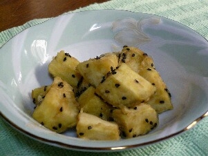 揚げない メープルシロップ味の あま い 大学芋 レシピ 作り方 By まめもにお 楽天レシピ