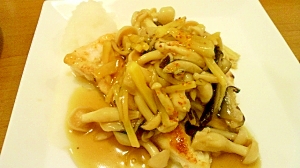 カジキのあんかけ