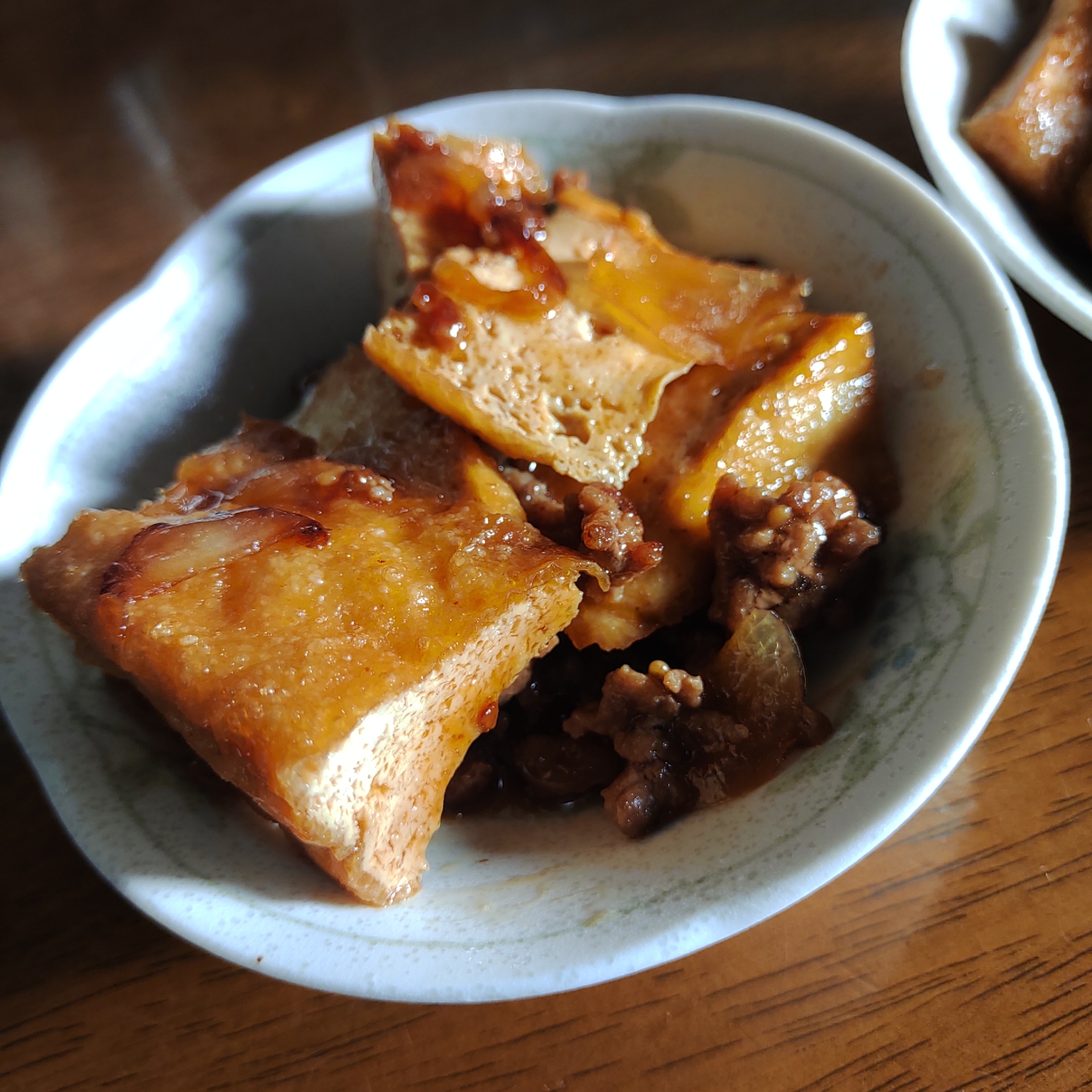 厚揚げのひき肉煮