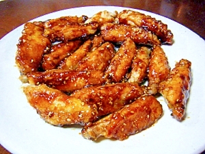 鶏手羽の甘酢揚げ レシピ 作り方 By Harashoooooooo 楽天レシピ