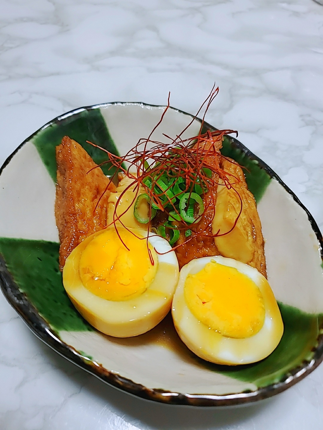 厚揚げと卵の中華煮