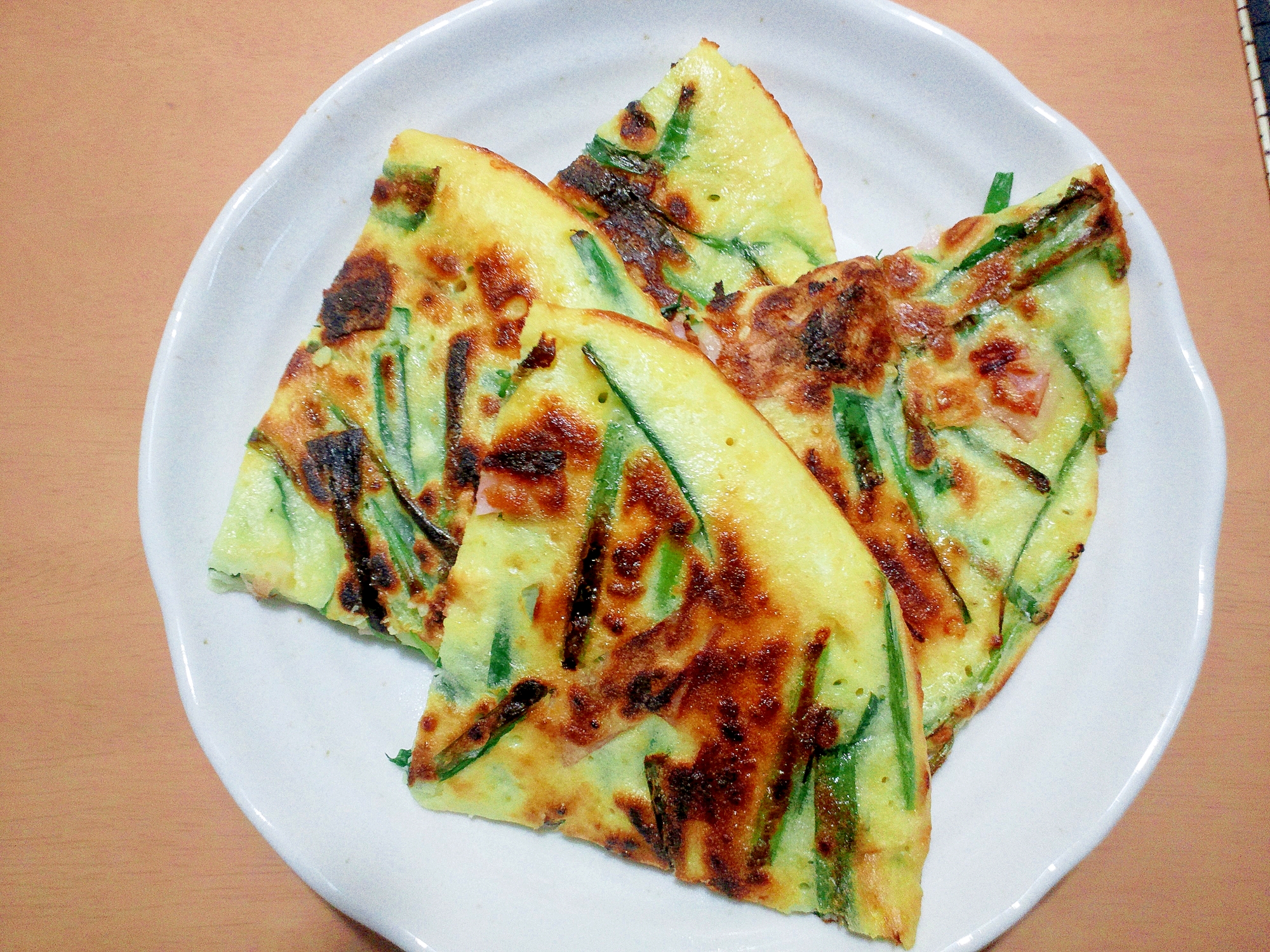 明石焼き風の、チヂミ♪