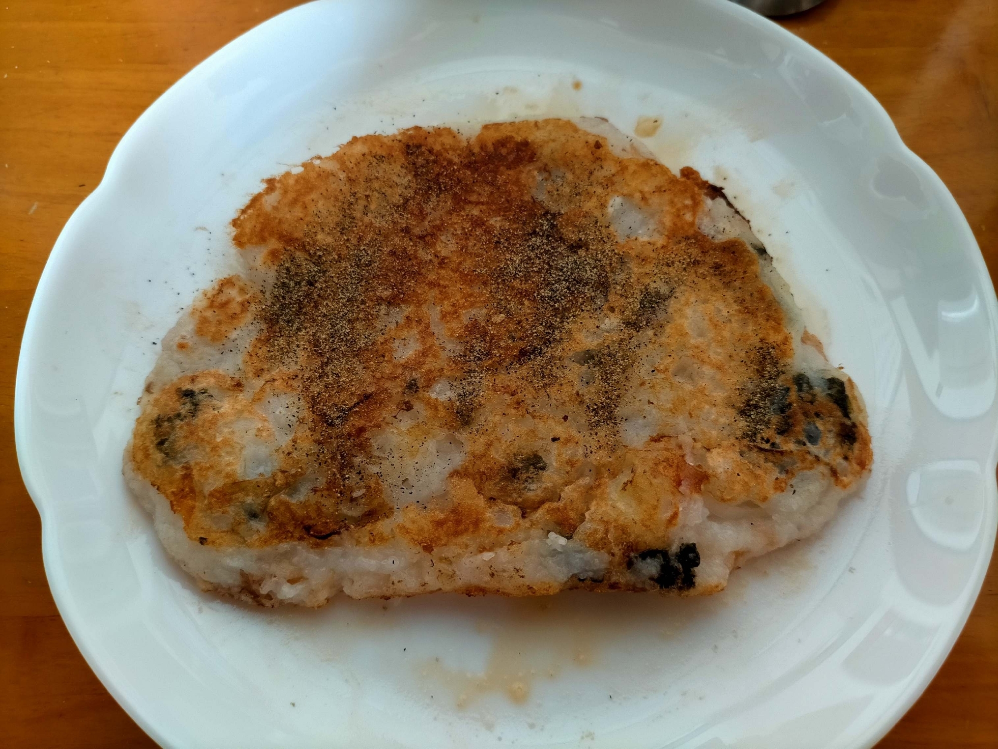長芋の長ネギとかつおパックと焼き海苔の焼き物