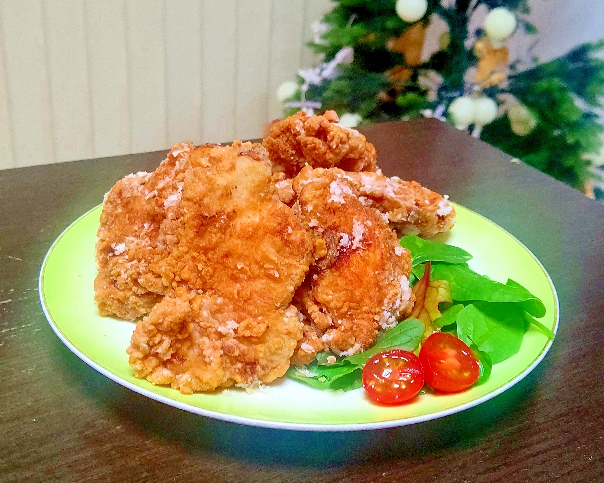 【クリスマスに】鶏むね肉のフライドチキン