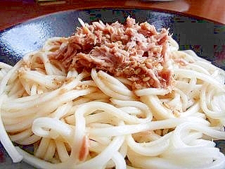 ツナごまみそそうめん