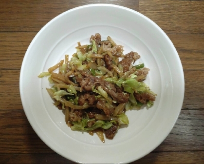 【簡単】回鍋肉と青椒肉絲が食べたい時の中華風炒め