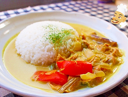 缶詰で作る♪ツナのタイカレー