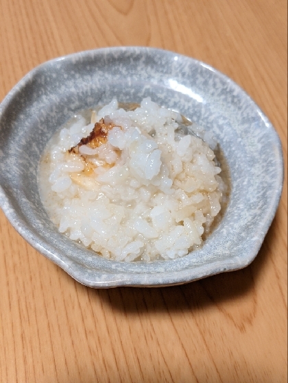 細ねぎ鮭フレーク入り雑炊♪