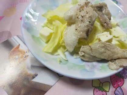 豚肉☆キャベツ☆チーズじょうゆ