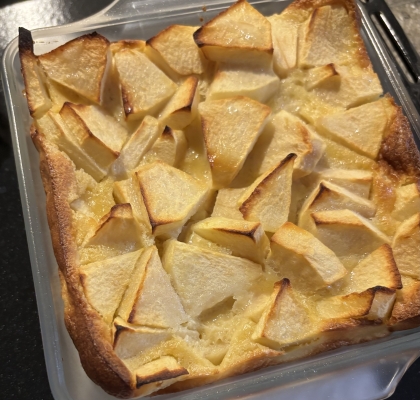 フランス流りんごケーキ　ガトー・インビジブル