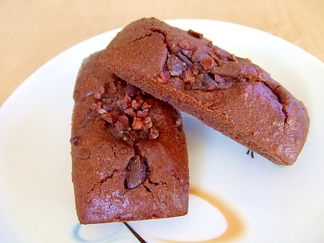 チョコレートマドレーヌ ヘルシー素材でリッチな味