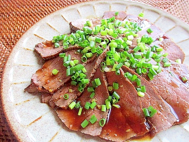 炊飯器で簡単!和風ローストビーフ