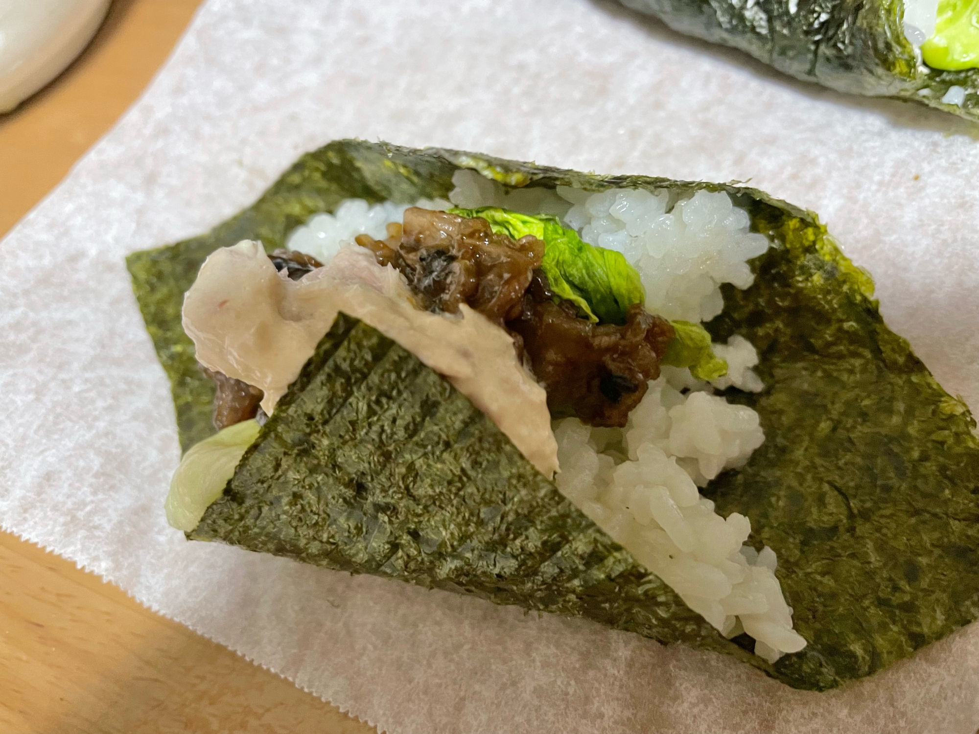 手巻き寿司（肉・ツナ）
