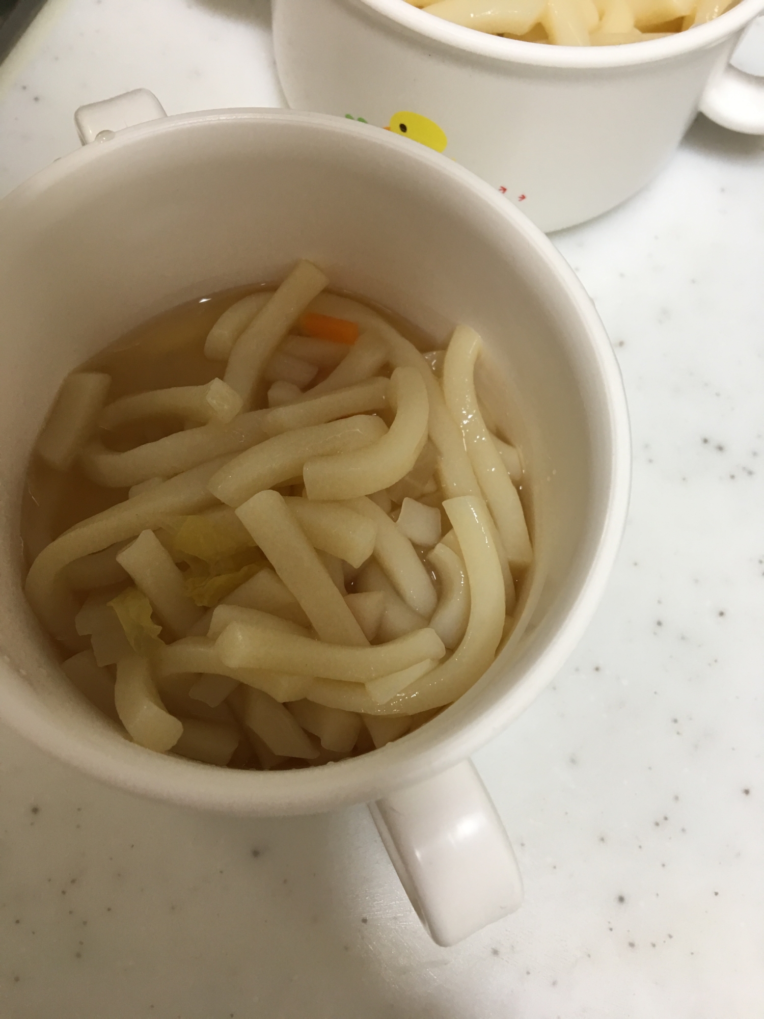 幼児食☆大根ともやしのうどん╰(*´︶`*)╯