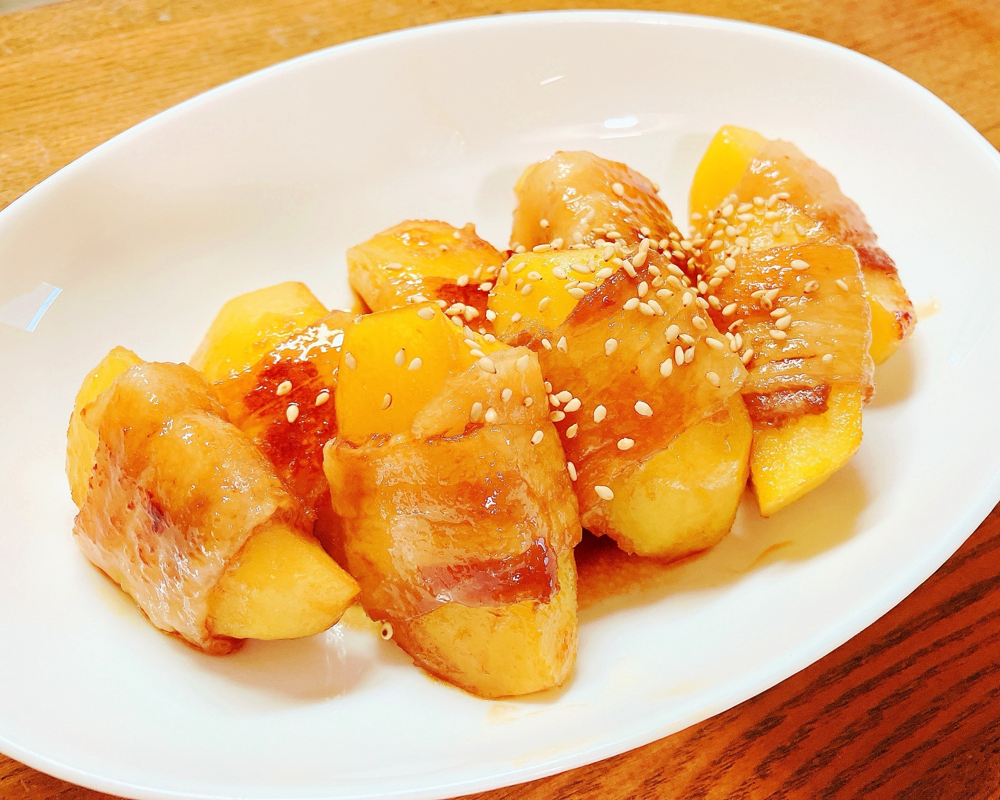 じゃがいもの肉巻き南蛮だれ