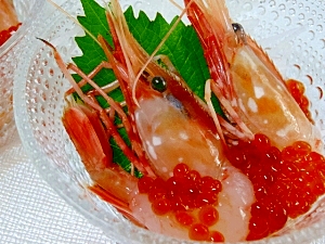 秋の旬 ボタンエビ姿造りイクラ添え レシピ 作り方 By Startrek 楽天レシピ 秋の旬 ボタンエビ姿造りイクラ添え レシピ 作り方 By Startrek 楽天レシピ