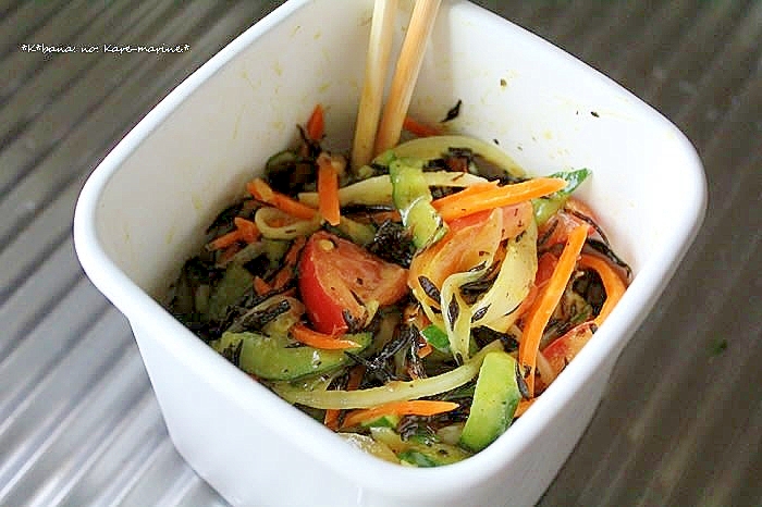 ひじきと野菜のカレーマリネ