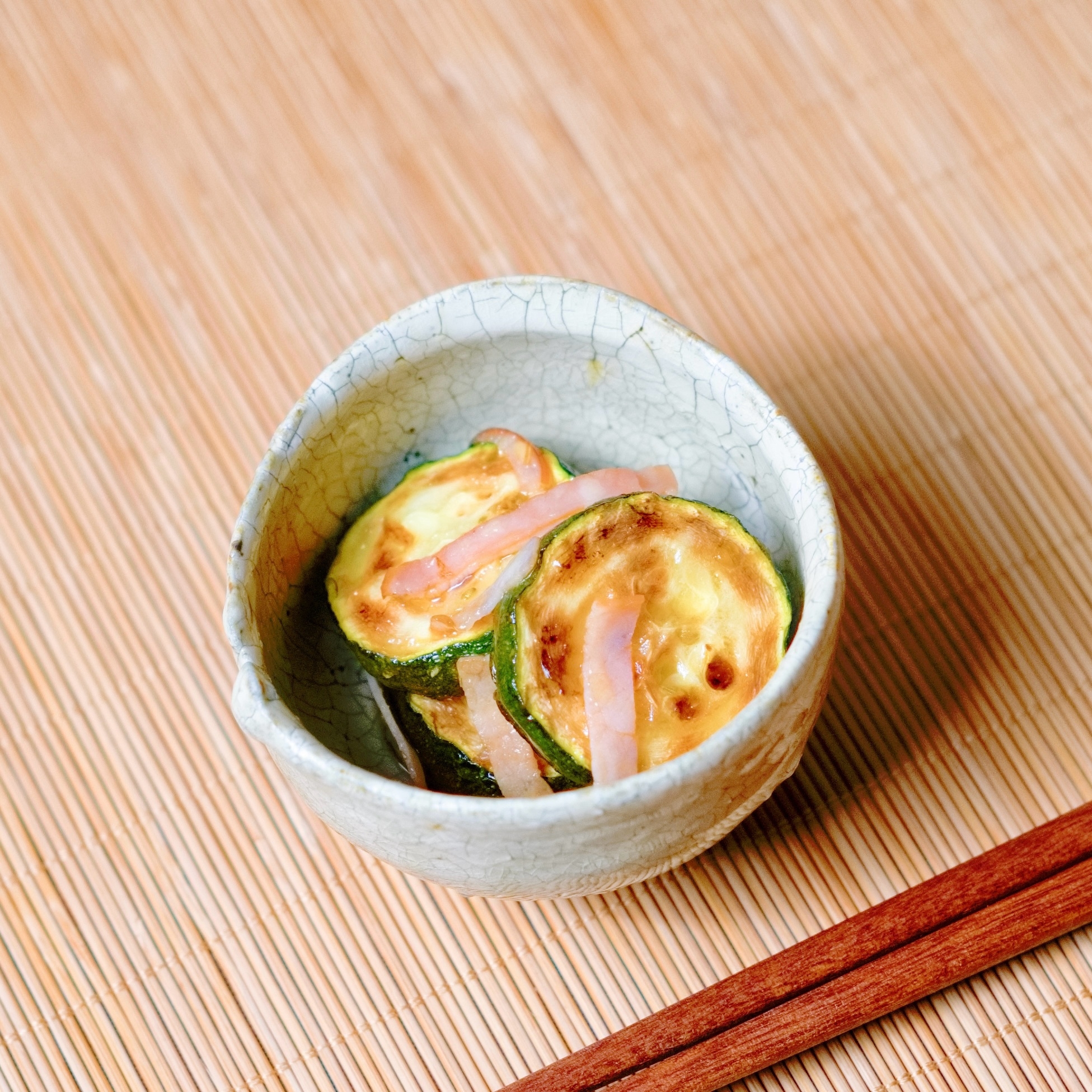 ズッキーニとハムのマリネ【洋食・副菜】