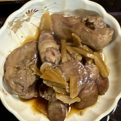 鶏レバーの甘辛煮