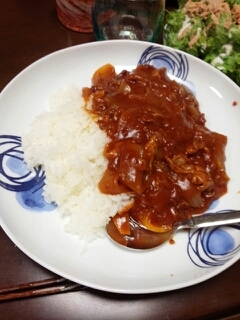 離乳食後期の子もパクパク食べれるトマトハヤシライス