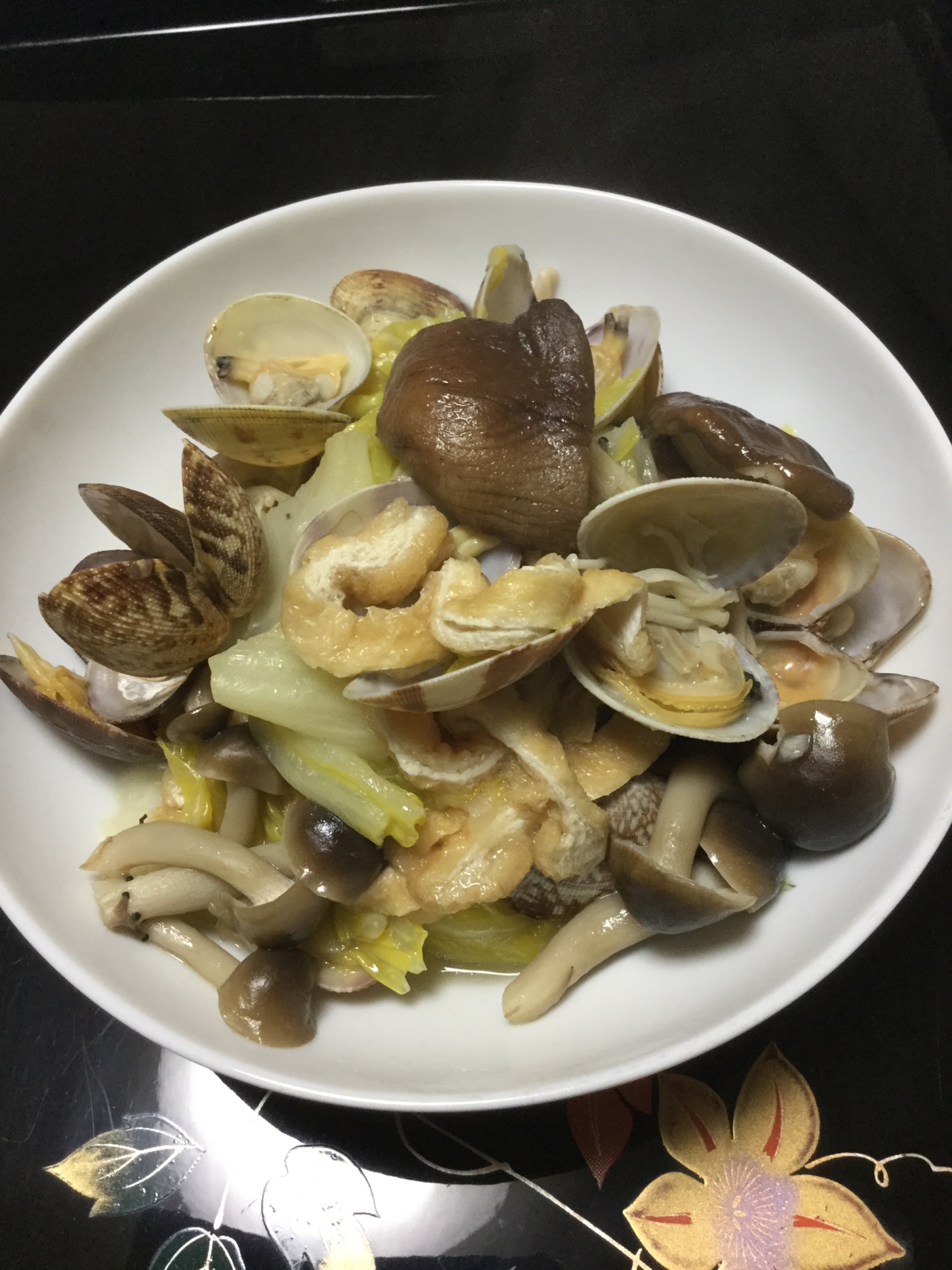 あさりと白菜の煮物