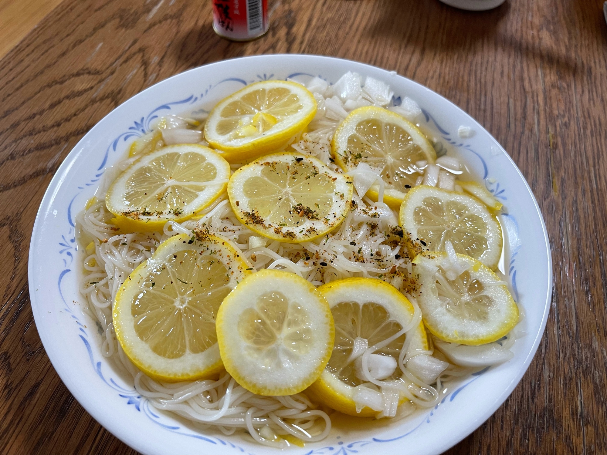さっぱり冷やしレモンそうめん
