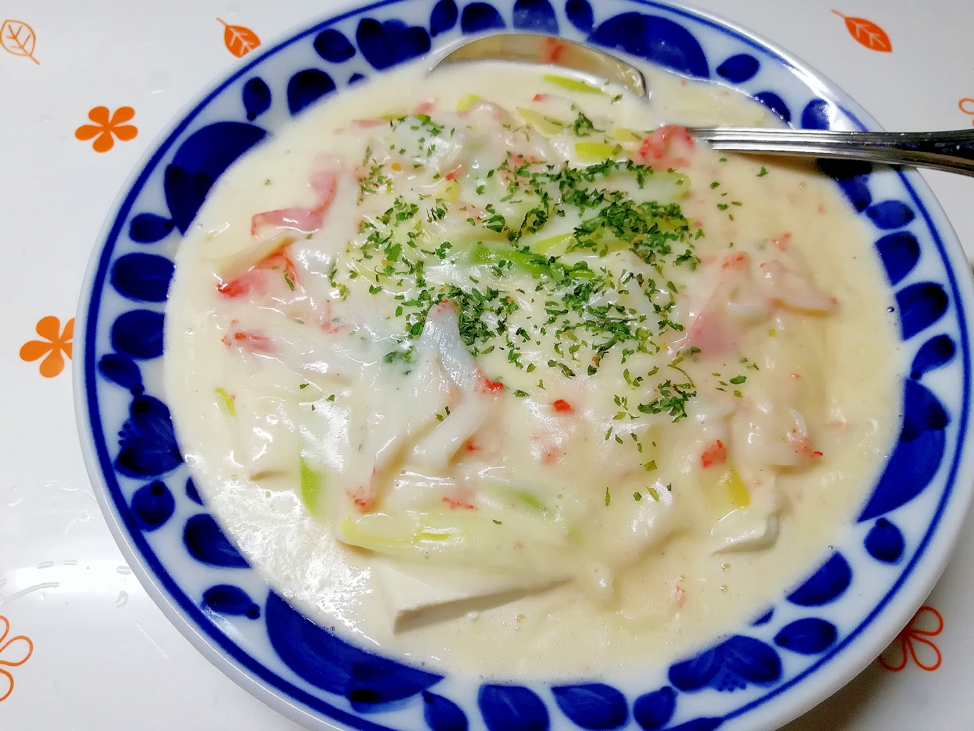 意外なおいしさ、豆腐の生クリームあんかけ