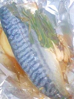 サバのだししょうゆホイル焼き