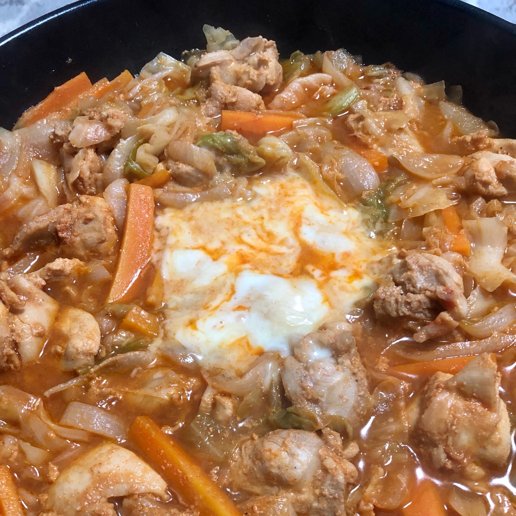 下味冷凍で楽ちん!野菜たっぷりチーズタッカルビ