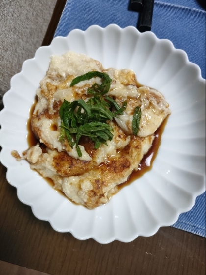 モチモチえのき豆腐