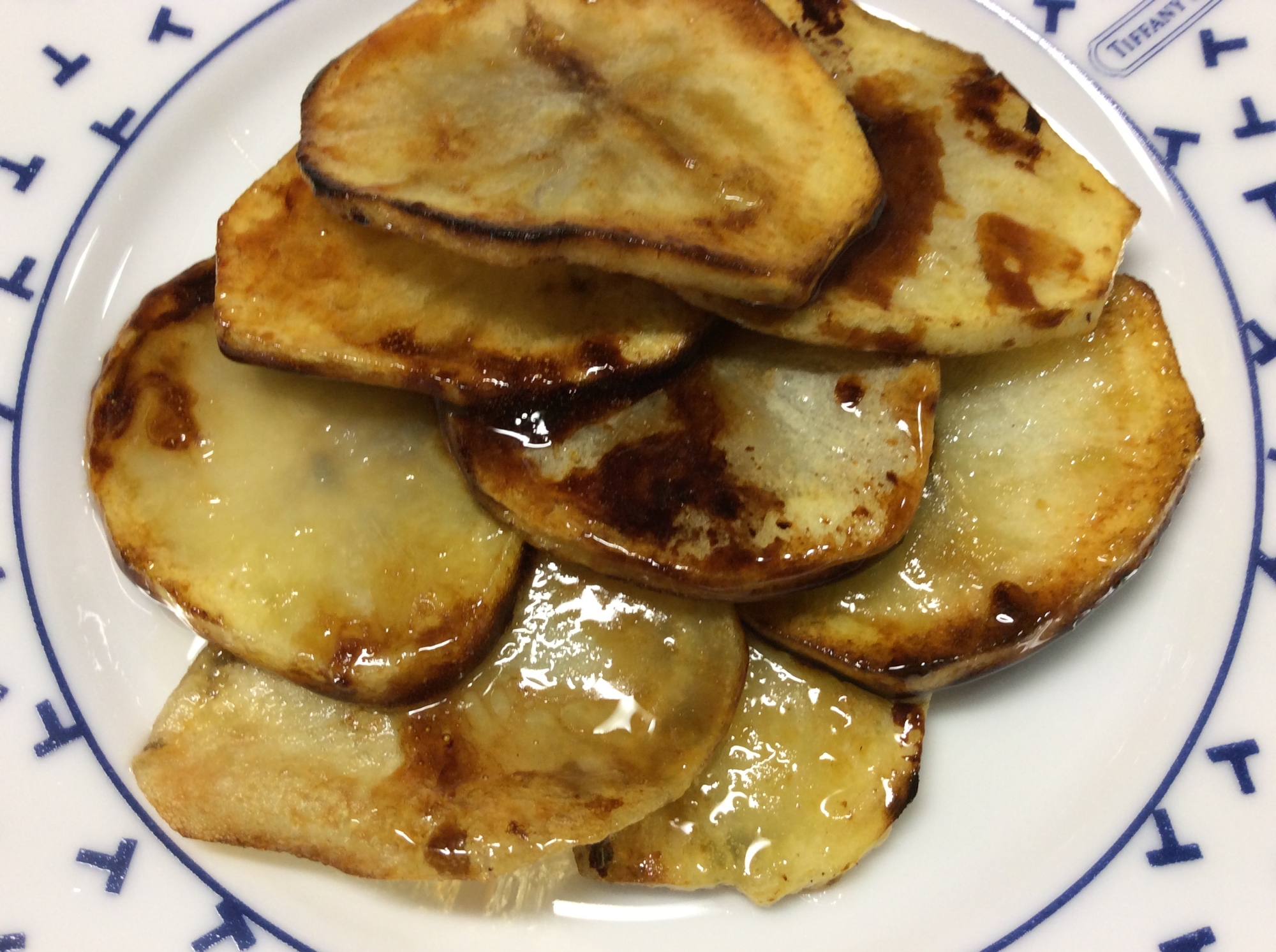 焼きじゃがいもの砂糖醤油