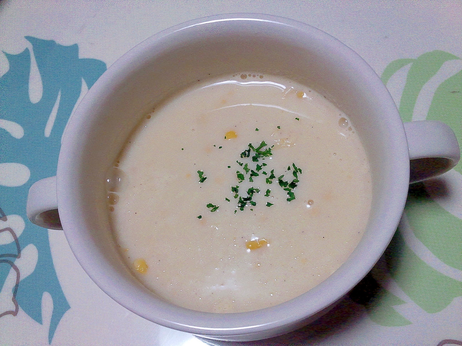豆乳コーンスープ＋＋