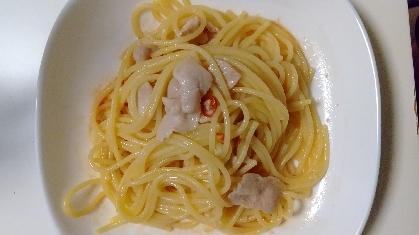 電子レンジだけの簡単ペペロンチーノ