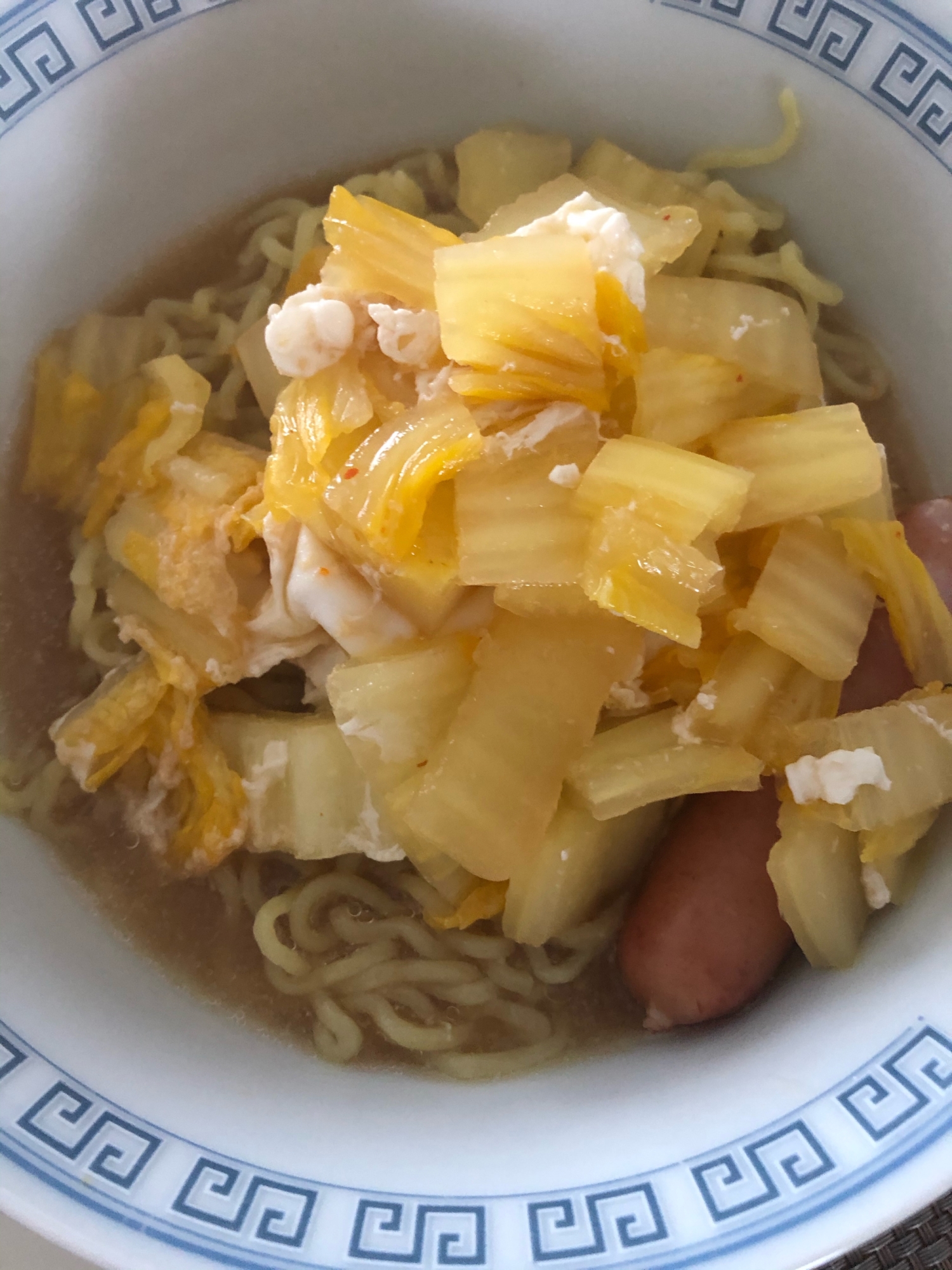 白菜山盛り味噌ラーメン