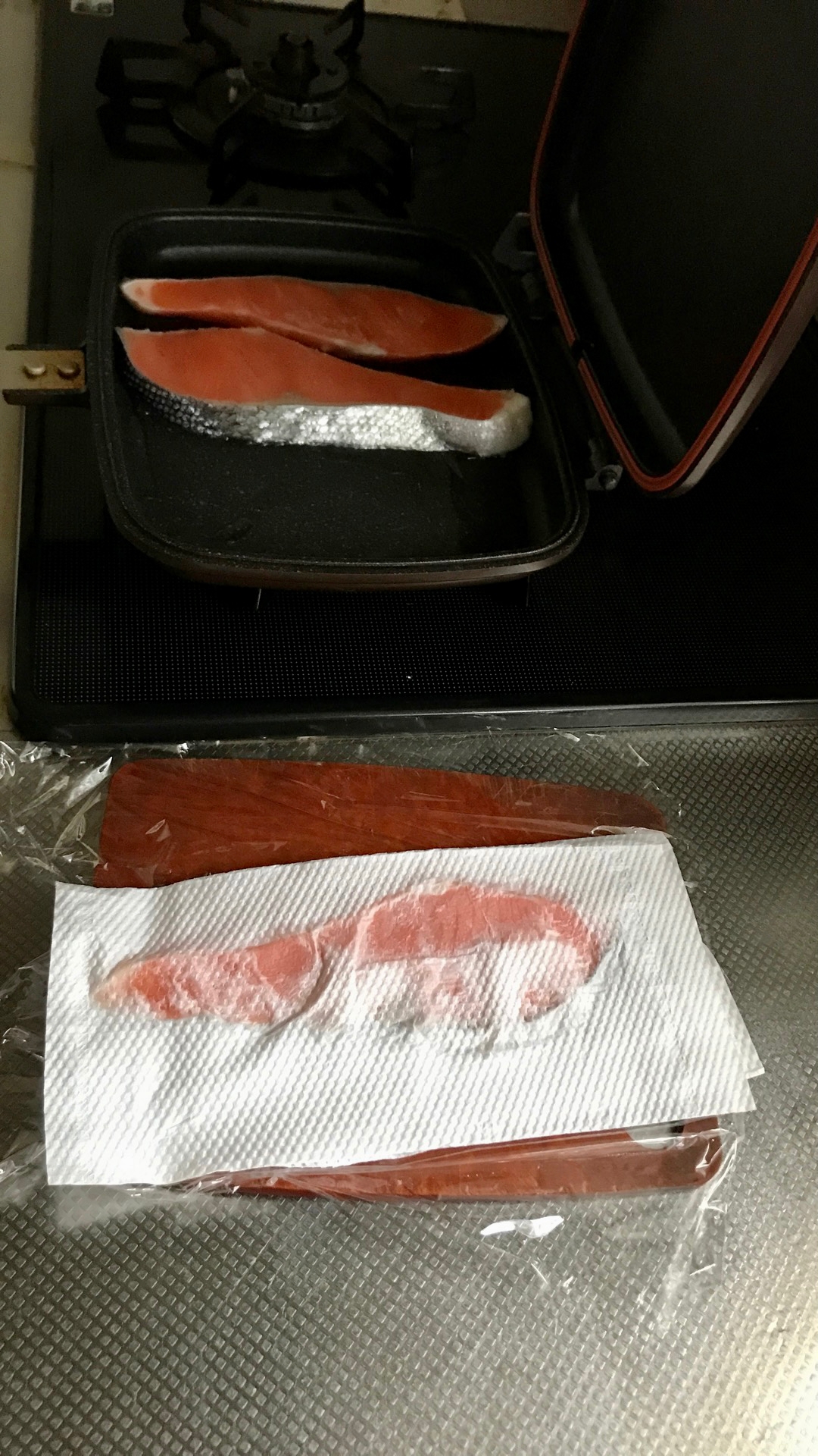 塩銀鮭フライパン焼き レシピ 作り方 By Tonton22 楽天レシピ