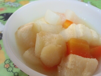 麩と人参 大根のお味噌汁 離乳食 レシピ 作り方 By まいを 楽天レシピ 麩と人参 大根のお味噌汁 離乳食 レシピ 作り方 By まいを 楽天レシピ