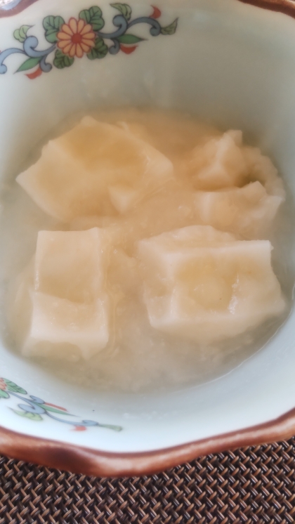レンジで柔らか♡お餅♡おすまし雑煮