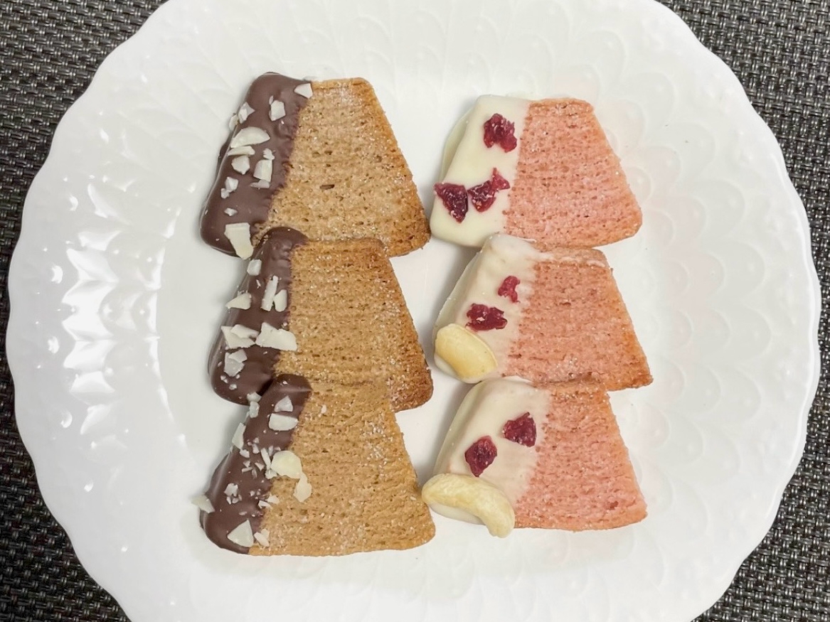 バレンタインに！切って焼くだけバームクーヘンラスク