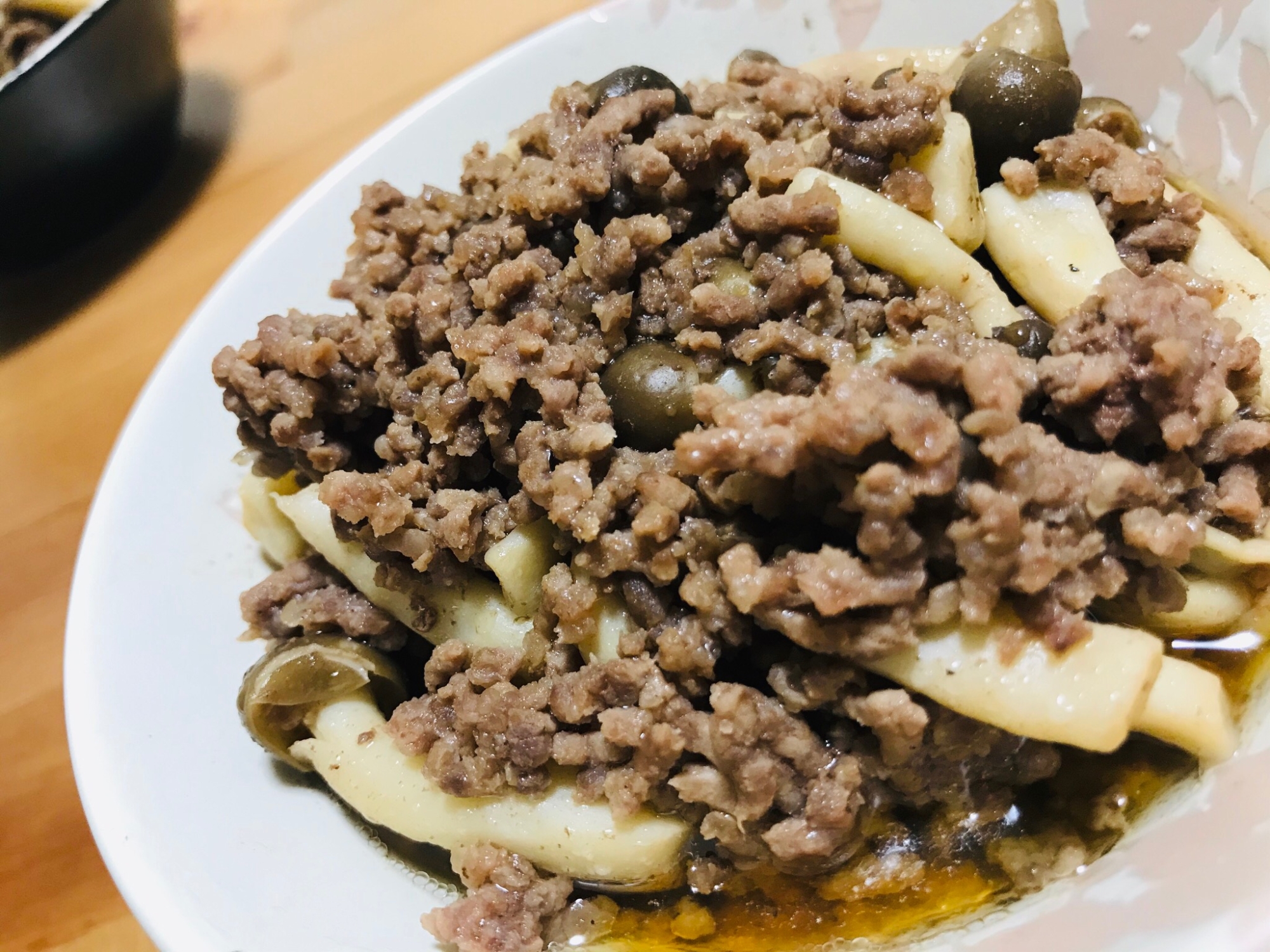 【丼にも◎】シメジと合い挽き肉の中華炒め