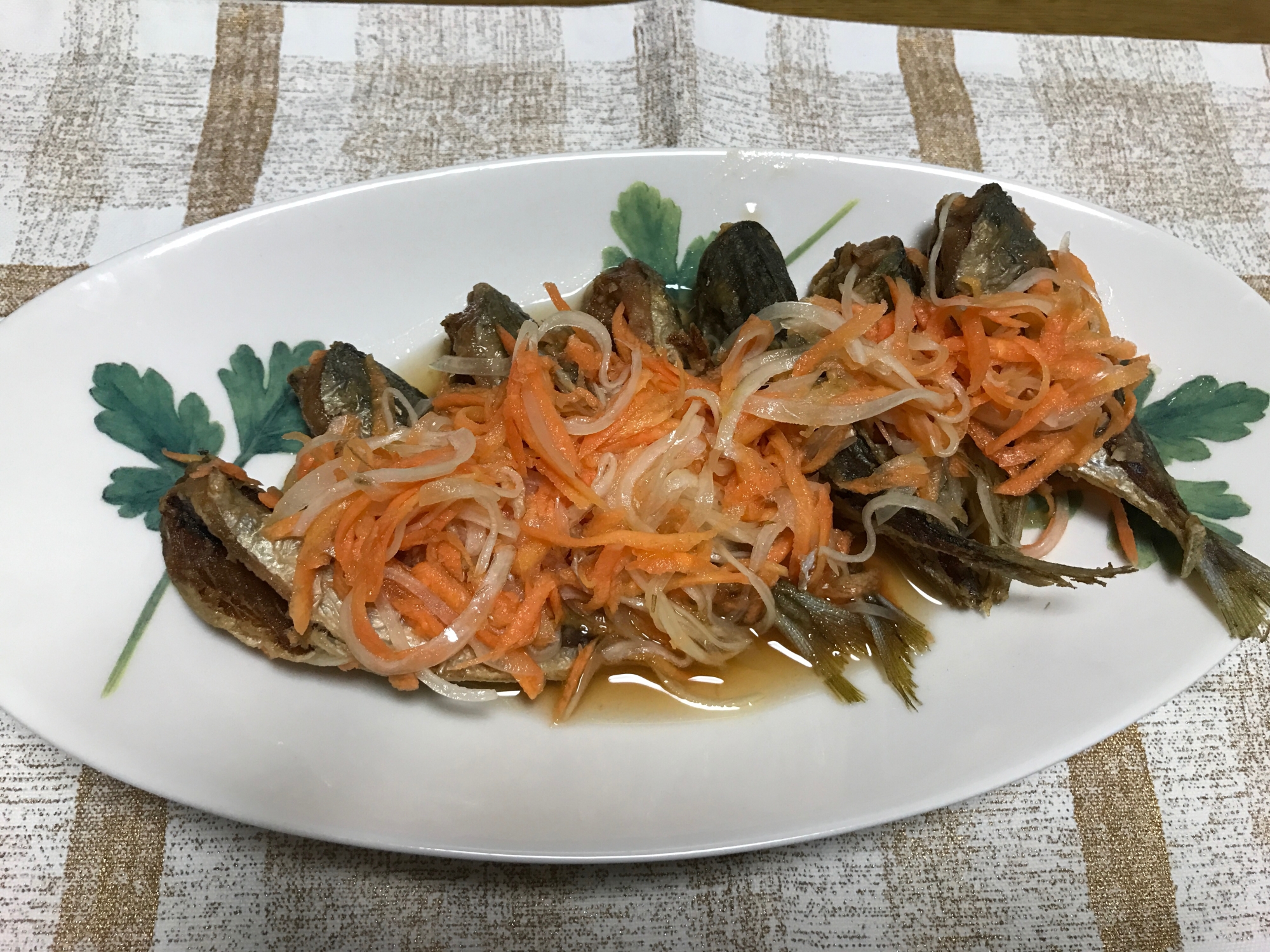 揚げてつけるだけアジの南蛮漬け レシピ 作り方 By シオン 楽天レシピ 揚げてつけるだけアジの南蛮漬け レシピ 作り方 By シオン 楽天レシピ