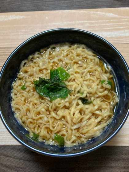 舞茸と炒り卵のラーメン