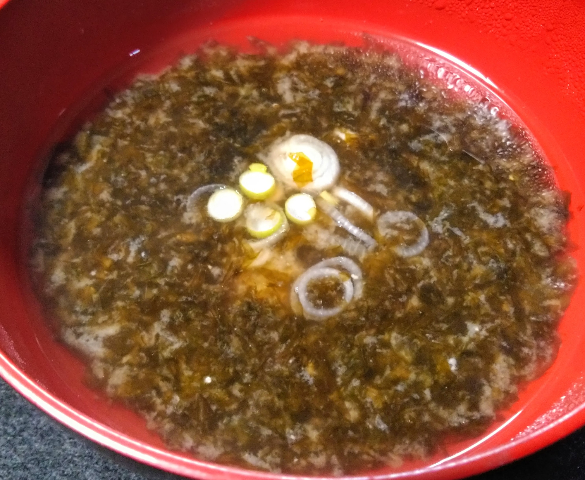 焼海苔の味噌汁の作り方！