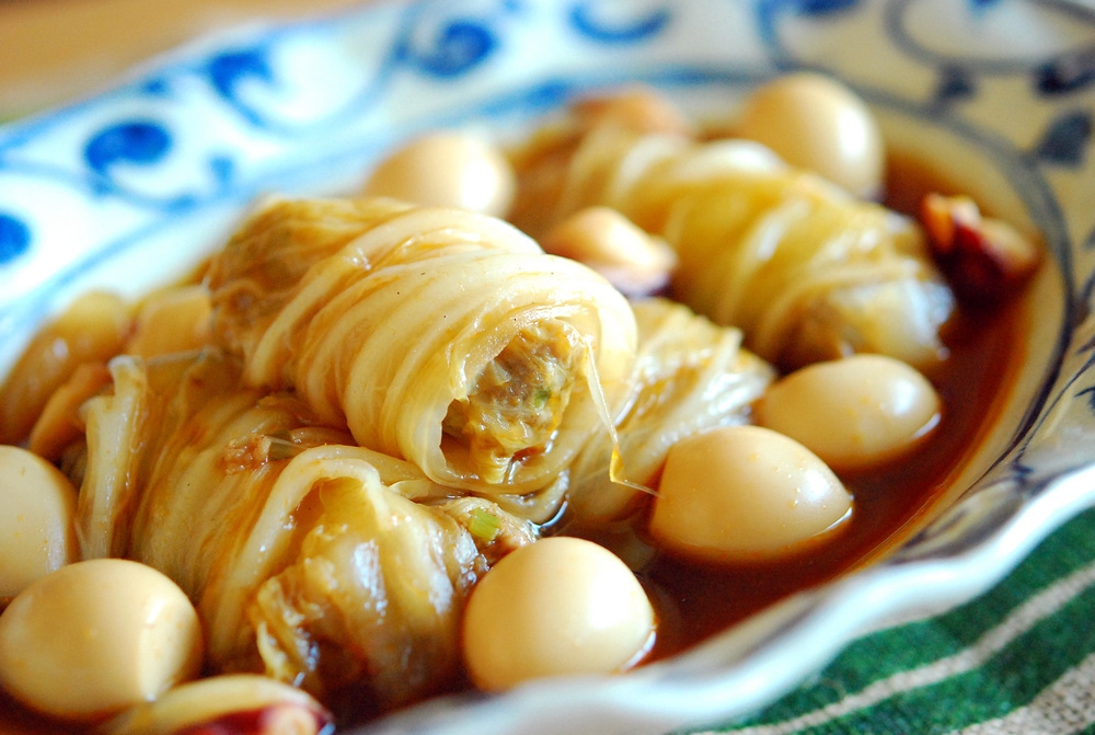 白菜を食べよう♪デミグラスソースでロール白菜!