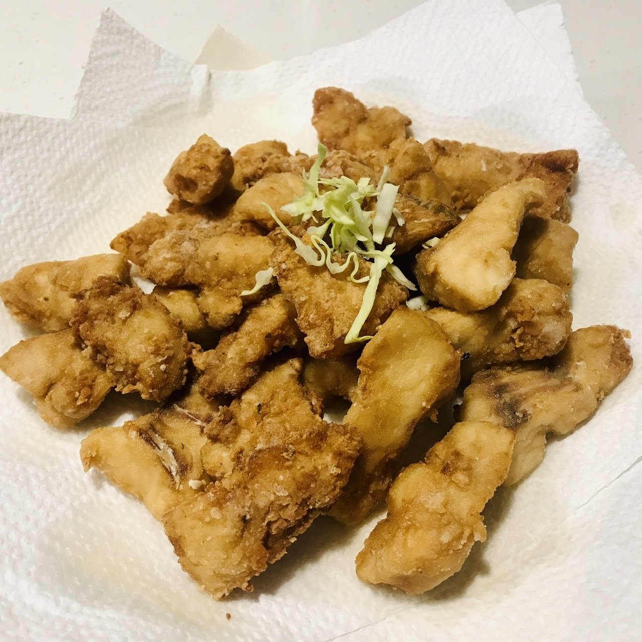 鯛の唐揚げ 夫が釣った鯛を使って レシピ 作り方 By Rhodes 楽天レシピ